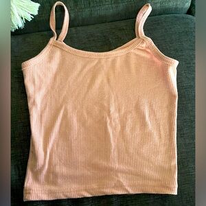 Light pink Ribbed tank top